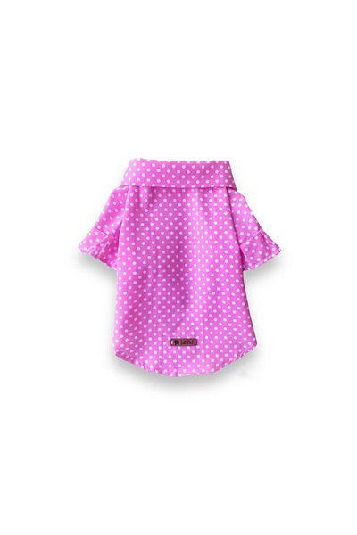 Luli Pet Pink Polka Dot Dog Shirt