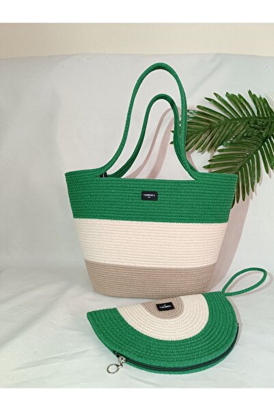 VeronicA Geantă de plajă Tress - Detaliu geantă clutch