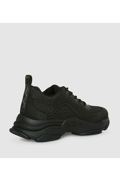 Steve Madden black men's fashion sneakers