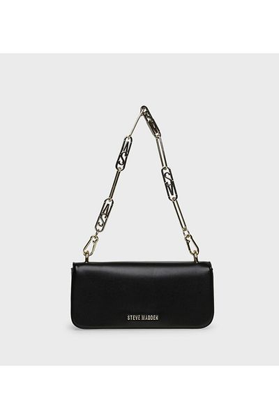Steve Madden حقيبة كتف نسائية سوداء حقائب يد
