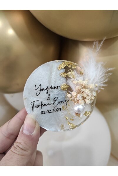 Efay Epoksi Magnet Nişan Magneti , Nikah Magneti , Nişan Hediye , Söz , Düğün...