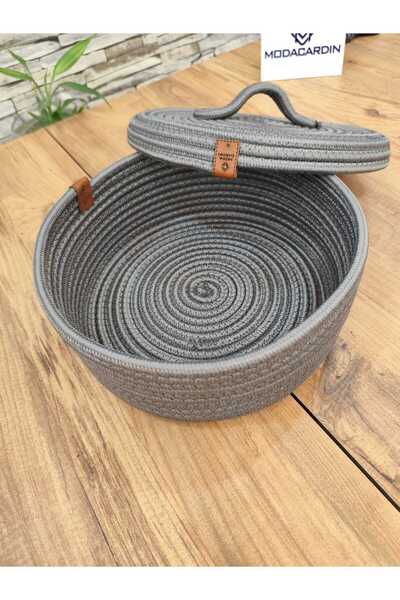 ModaCardin Середній розмір 25x10 - Багатофункціональний кошик з кришкою та органайзер