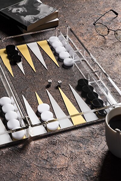 AKSDEKO Pleksi Şeffaf Tavla