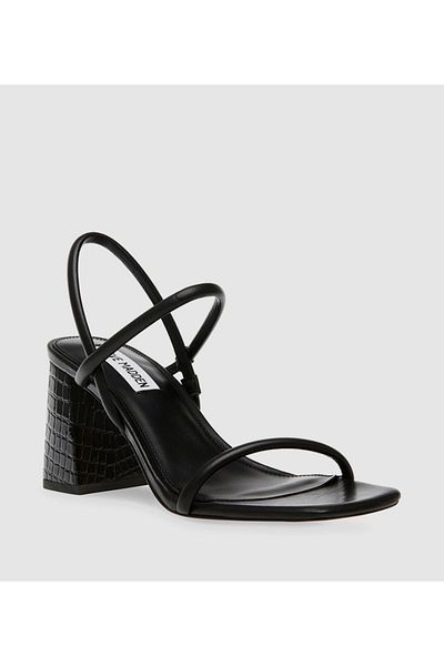 Steve Madden Black Women's Block Heels Sandals