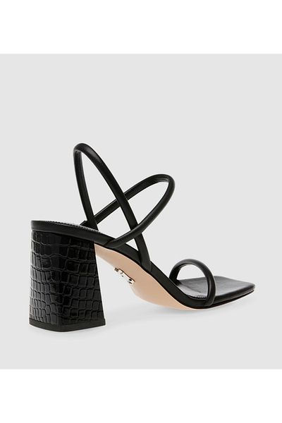 Steve Madden Black Women's Block Heels Sandals