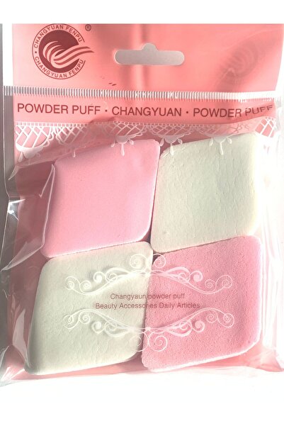 Kadi Cosmetics 4'lü Pudra Likit Fondöten Makyaj Süngeri