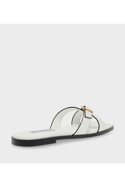 Steve Madden White Women's Flat Sandals Sandals