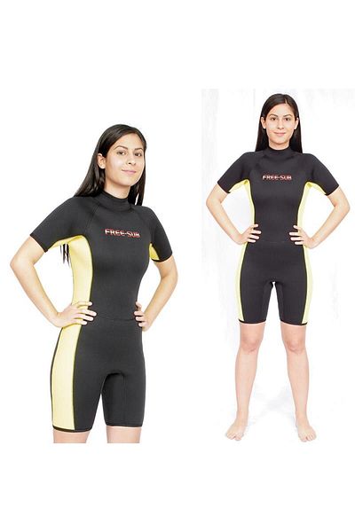 Free-Sub 3mm Women's Shorty Surf & Diving Suit