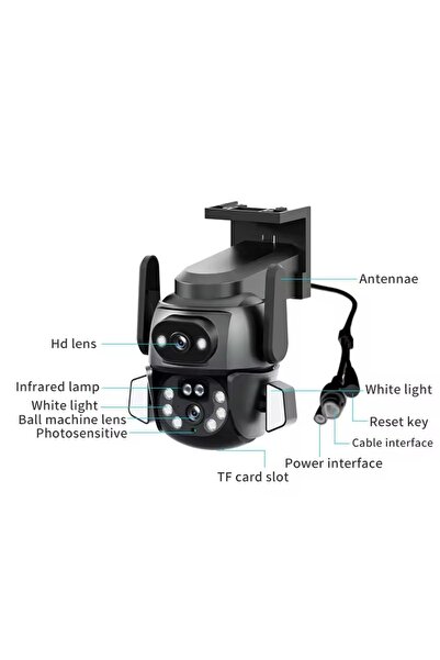 Dayline Dl-101 4mp Çift Lensli Ptz Kamera