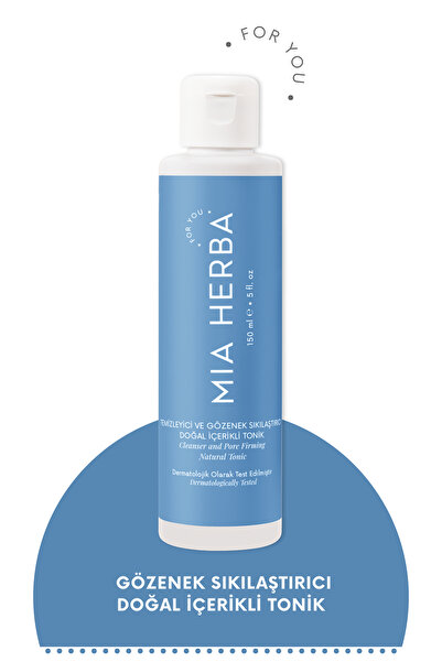 miaherba Temizleyici ve Gözenek Sıkılaştırıcı Doğal İçerikli Tonik 150ml