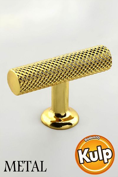 Badem10 Buton de mâner Doruk Mobilier din metal auriu pentru bucătărie Sertar dulap dulap Mânere capac mâner