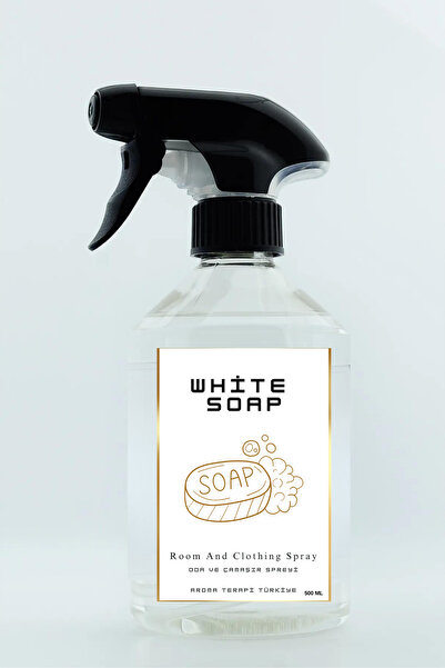 Aroma Terapi Lab Beyaz Sabun - Oda ve Çamaşır Spreyi 500 ML