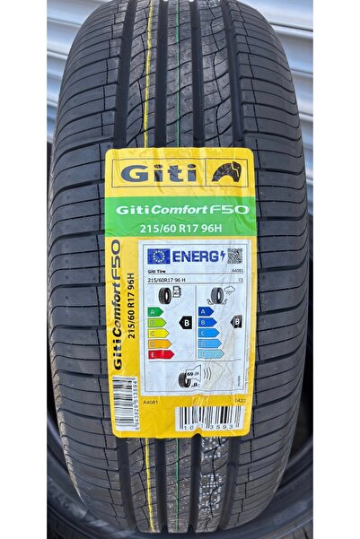 GİTİ 215/60R17 96H GITICOMFORT F50 QR GİTİ DOT 2024 1 ADET LASTİK FİYATIDIR