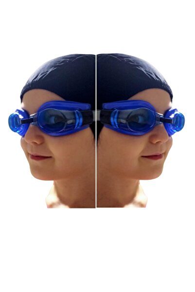 BCFSWİMSPORTS ÇOCUK YÜZÜCÜ GÖZLÜĞÜ BONE SETİ havuz gözlüğü Havuz bonesi deniz...
