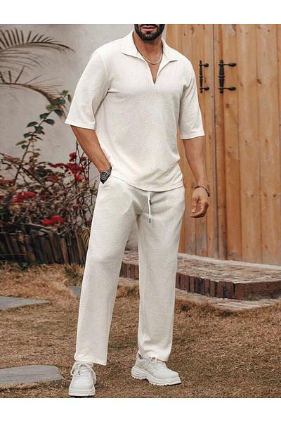 Shine Stone Men's T-Shirt and Trousers Set