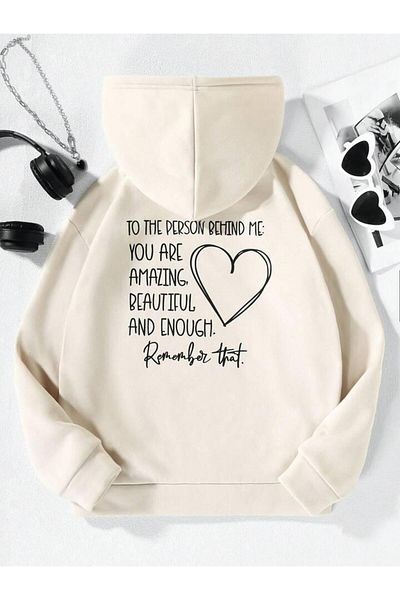 Machetta Χειμερινό Oversize Παιδικό Φούτερ - Remember Printed Hooded Hoodie