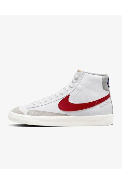 Nike Beyaz - Blazer Mid '77 Sneaker Erkek Ayakkabı Dh7694-100