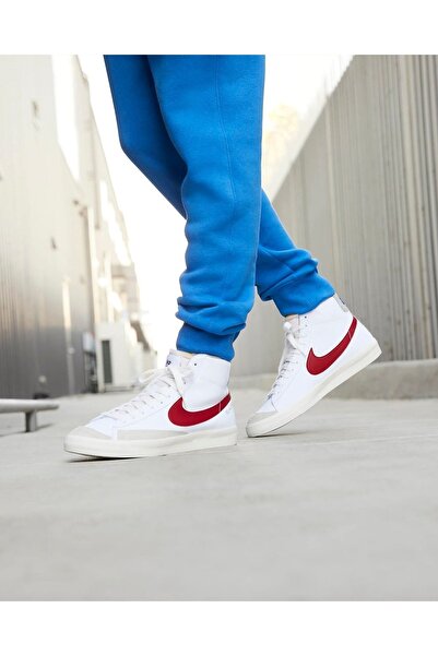 Nike Beyaz - Blazer Mid '77 Sneaker Erkek Ayakkabı Dh7694-100