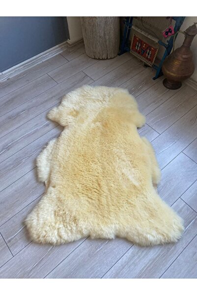 Enba İç ve Dış Ticaret Medikal Hakiki %100 Koyun Derisi Post Halı 100×70 cm – Doğal Yün, Konforlu ve Dekoratif