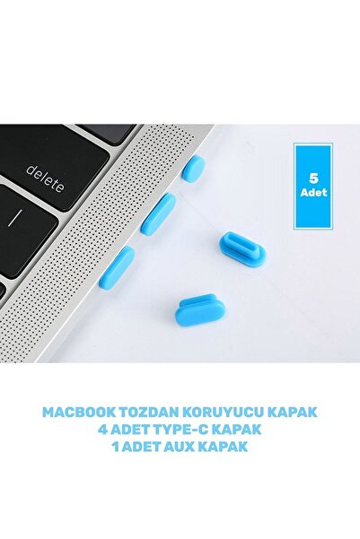 CONOCER Macbook 13' Pro/Air - 15' Pro Giriş Kapatıcı Renkli Kapak