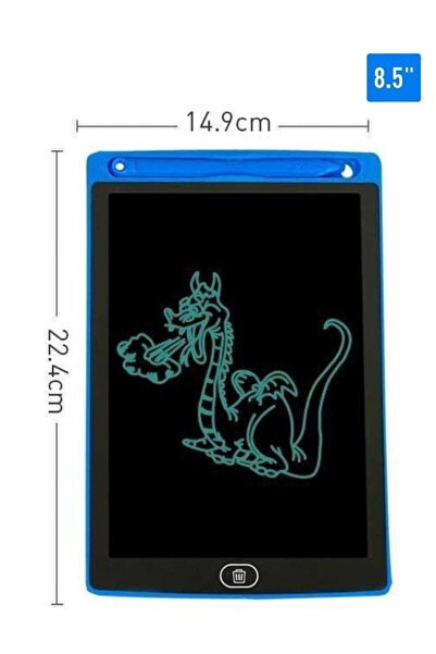 Wully Wrysoongrafik Digital Çocuk Yazı Tahtası Çizim Tableti Lcd 8.5 Inc Yüks...