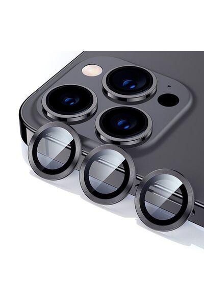 CONOCER Iphone 11 Pro/11 Pro Max Uyumlu Alüminyum Alaşım 3d Kamera Lens Koruy...