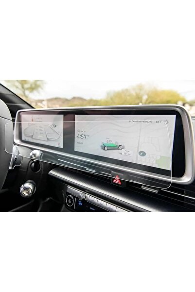 Hyundai IONIQ6  Ekran Koruyucu Dijital gösterge ve Navigasyon uyumlu 12.3 inç Nano Film 2024