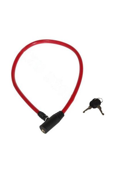 monero 65cm Plastic Headed Bicycle Rope Lock