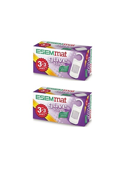 Esemmat Güve Stop - Kokusuz, 6 Ay Boyunca Etkili X2 Adet
