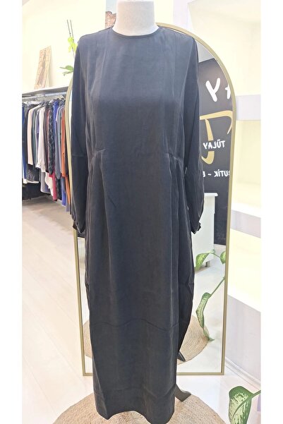 Invee Black İnvee Dress - Modal Fabric, Woven 7013