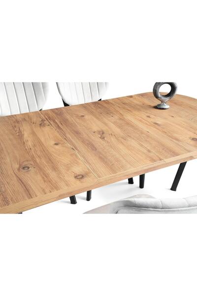 Erezogulları Mobilya Venüs Açılır MDF Oval Mutfak Masası 80x130