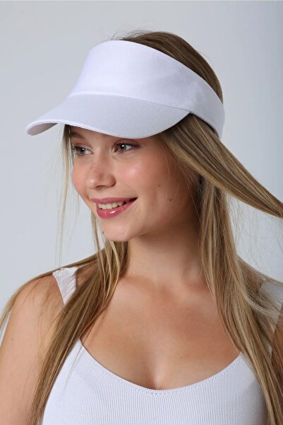 Remsa Mayo قبعة جولف قابلة للتعديل للاعبي التنس، واقي من الشمس، RŞ-109، أبيض