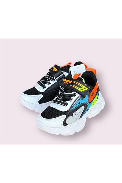 ALES Adidași cu talpă ortopedică colorați și cu velcro pentru băieți