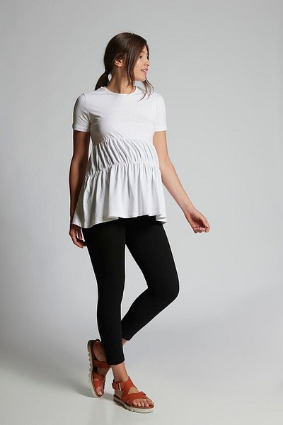 LYN MAMA Pregnant Luce Tshirt - White