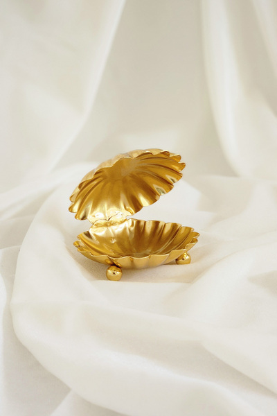 ioadesign Oyster Turkish Delight Bowl Metal