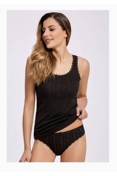 Tutku Ζακάρ Χοντρό λουράκι μαύρο κάτω επάνω σετ Dng Textile New Season (6 Οικονομικό Πακέτο)
