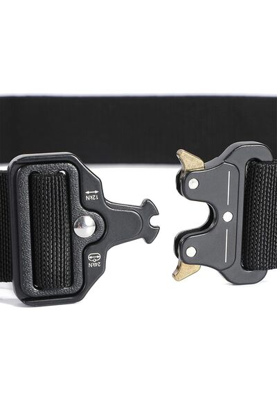 KORDAK Εισαγόμενη ζώνη Cobra με μεταλλική πόρπη - Ζώνη Palaska εξωτερικού χώρου - Μαύρο Χακί Μπεζ