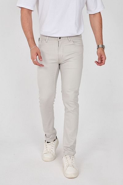 ENZİM JEANS Ανδρικό βαμβακερό ελαστικό παντελόνι κανονικής εφαρμογής με 5 τσέπες