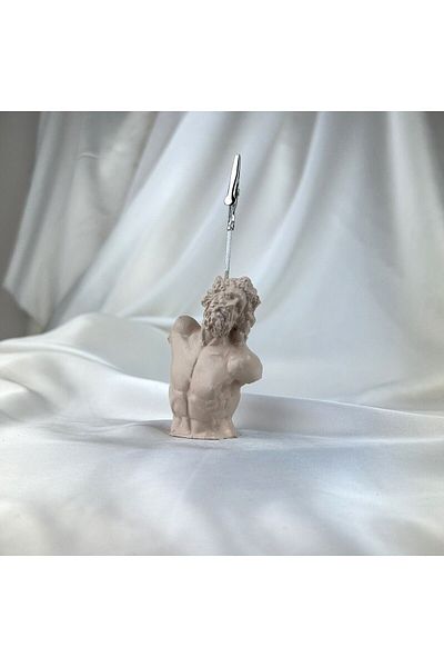 Melouro Cream Laocoon Sculpture Note Holder, Photo Holder
