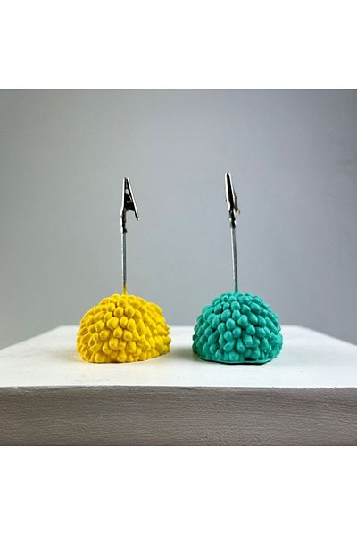 Melouro Lamb Note Holder Set of 2 (Ice Green - Yellow)