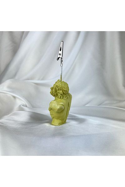 Melouro Mold Green Laocoon Sculpture Note Holder, Photo Holder