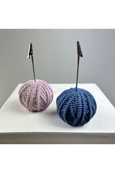 Melouro Yumak Note Holder Set of 2 ( Grey Blue - Pink )