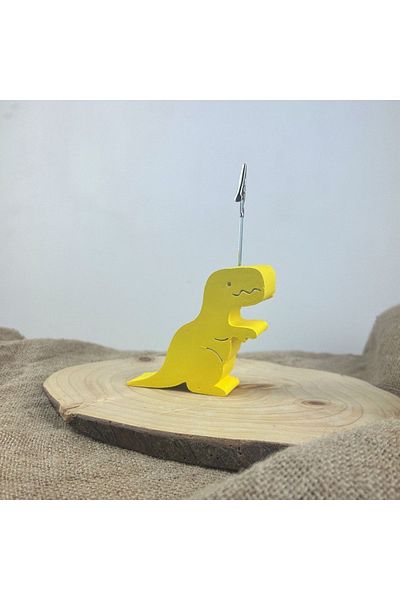 Melouro Yellow Tyrannosaurus Rex Dinosaur Note Holder
