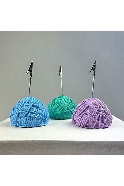 Melouro Ball Tuber Note Holder Set of 3 (Light Blue - Ice Green - Lilac)