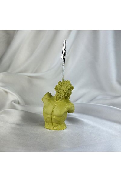 Melouro Mold Green Laocoon Sculpture Note Holder, Photo Holder