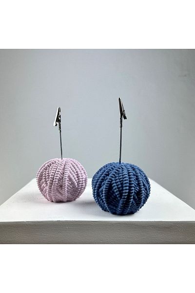 Melouro Yumak Note Holder Set of 2 ( Grey Blue - Pink )