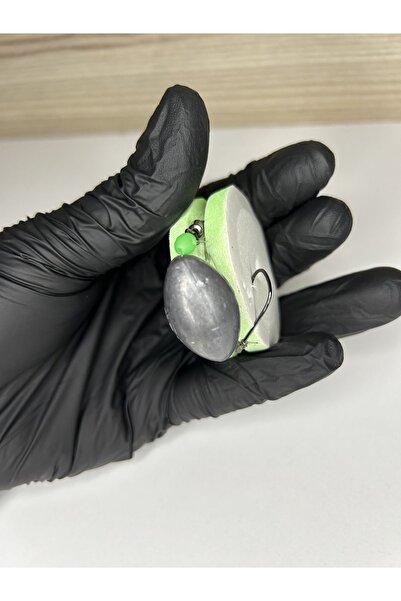 Genel Markalar 1 Adet Glowlu Tek Iğneli 20 gram Gezer Kurşunlu Hazır Olta Iğnesi Takımı Kıyı Tekne