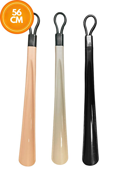 Miningaa 56 Cm Askılı Ayakkabı Çekeceği Uzun Plastik Kerata Renkli Ayakkabı G...