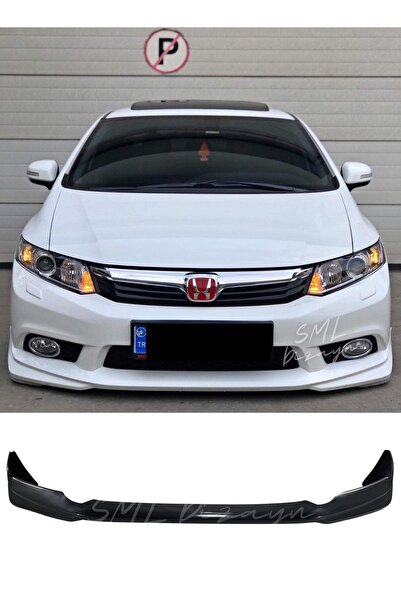 SML Dizayn Honda Civic Fb7 (2012-2016) Modulo Ön Ek (PLASTİK) Boyasız Civic F...