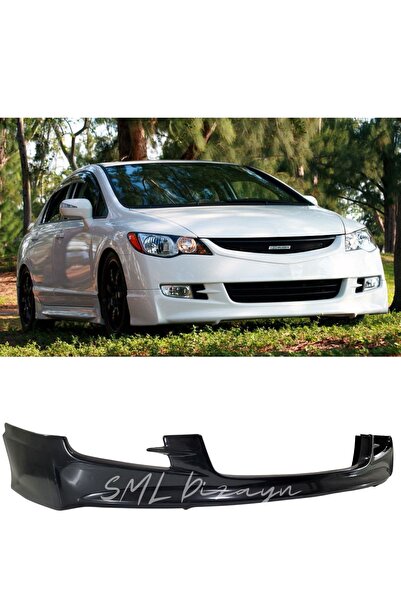 SML Dizayn Honda Civic Fd6 Makyajsız Kasa 2006-2009 Ön Ek (PLASTİK) Boyasız C...